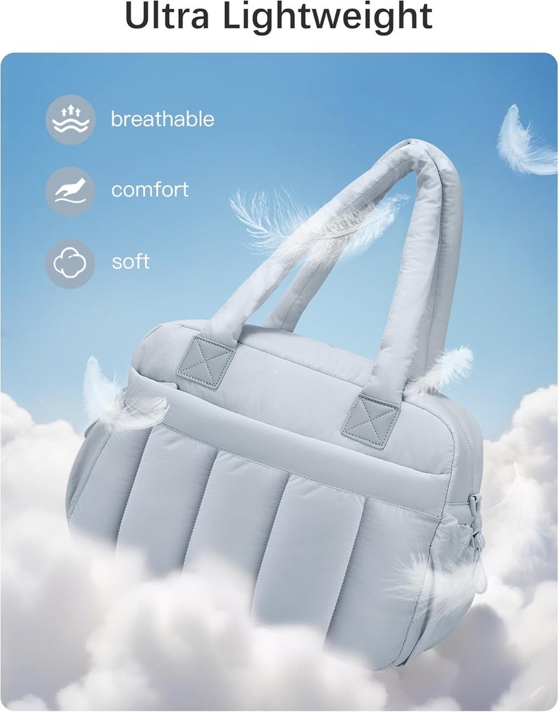 oscaurt Gym Bag for Women Lightweight Duffle Bag for Travel with Toiletry Pouch Water Resistant Carry On Weekender Overnight Duffel - Image 5